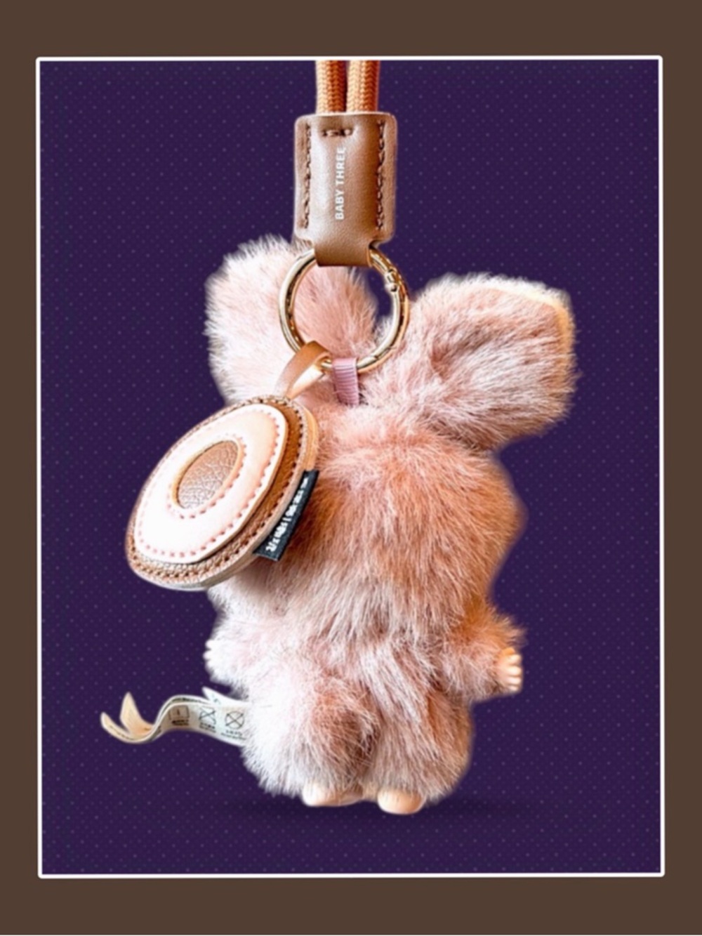 Baby Three Super Mini Bunny Plush Pendant O Confirmed - Picture 14 of 17